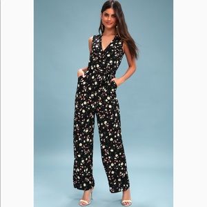{{Lulu’s}} Floral Jumpsuit